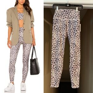 NWT Spiritual Gangster SG Intent High Waisted Leggings in Leopard, Size Medium.